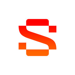 red and yellow letter S