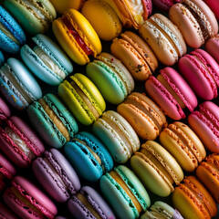 Vibrant Macaron Assortment