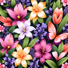 pattern with flowers