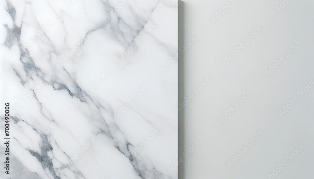 Poster a sleek, minimalistic marble panel background with ample empty space for text or visual elements, em