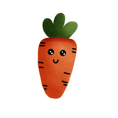 carrot with a leaf