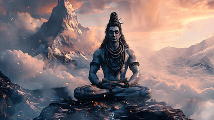 Hindu God Shiva statue