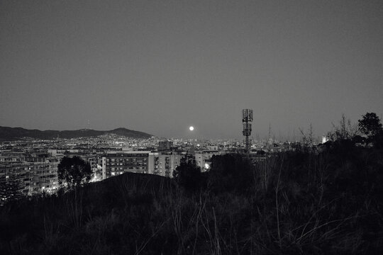 Entorno nocturno ciudad