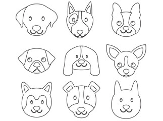 Dogs Vector Graphics