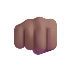 Oncoming Fist: Medium-Dark Skin Tone