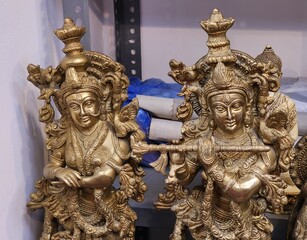 Exquisite copper sculptures of Hindu gods like Ganesha, Shiva, and Lakshmi. Meticulously crafted,...