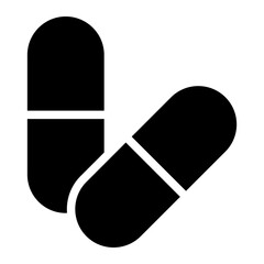 capsule icon, drug, medicine