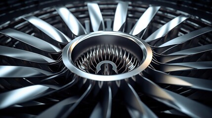 High-tech turbine blades for aerospace components