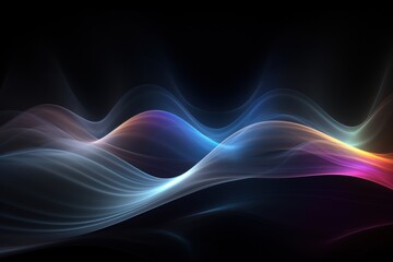 Abstract Colorful waves background for design and presentation