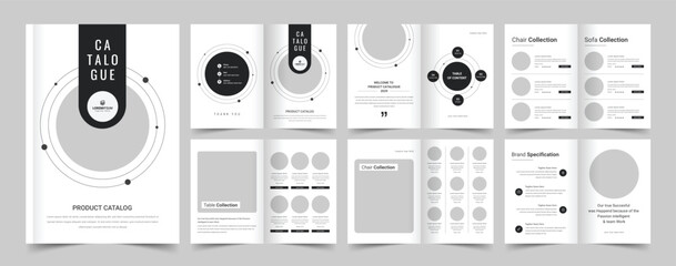Multipurpose Product Catalog Design, Magazine Design, Minimalist Product Brochure
