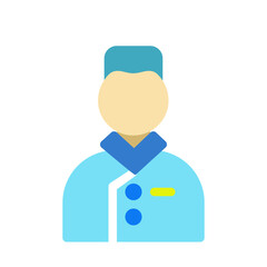 Bell Boy icon color fill style for download (hotel pack)