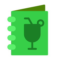 Menu icon color fill style for download (hotel pack)