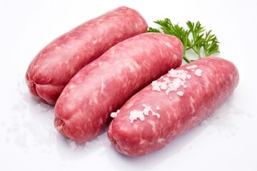 sausage on a white background