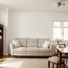 modern living room with sofa