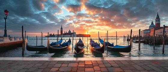 Deurstickers Venice City Beautiful Panorama view © Mishi