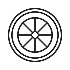 Fototapeta premium tire icon