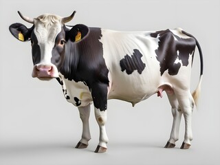 cow with white background