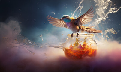 Obraz premium A new dimension of a world full of wonder.