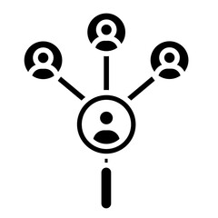 Obraz premium Recruitment Outreach icon