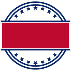 Red and Blue Circle Shape 