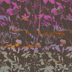 Lovely floral background. Meadow grasses.	
