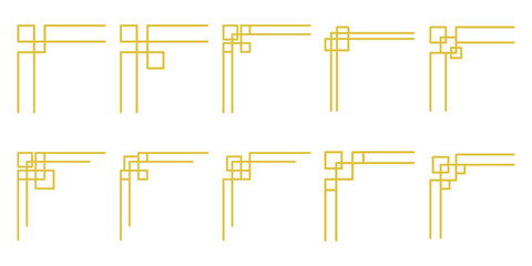 Corner Frame Border Set