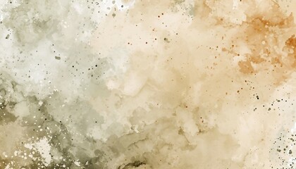 background watercolor art. Waste paper. Marble. Stone. Watercolor beige texture for cards, flyers, posters, banners. Stucco. Wall. Brushes and splatters. Painted model for design, watercolor, texture.