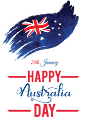 Obraz na płótnie Canvas Happy Australia Day Design