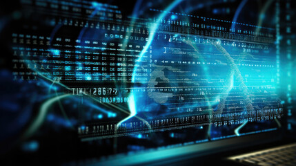 Obraz premium Algorithmic Precision: Charting the Future