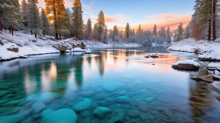 Frosty Bliss: Nature's Cold Embrace