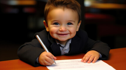 Focused Learning: Young Scholar at Work