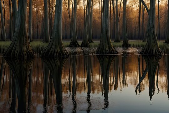 Floaded forest
