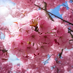 Fototapeta premium cherry blossom , ai generated.