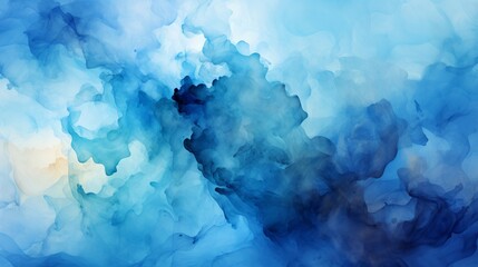Blue watercolor splash texture.
