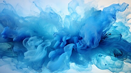 Blue watercolor splash texture.