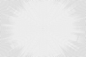 Halftone gradient sun rays pattern. Abstract halftone vector dots background. monochrome dots pattern. Vector background in comic book style with sunburst rays and halftone. Retro pop art design.	
