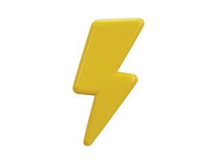thunderbolt icon vector icon illustration