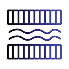 Pool Race Sport Gradient Outline Icon