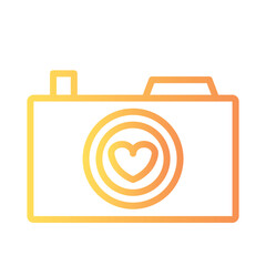 Hearts Love Romantic Gradient Outline Icon
