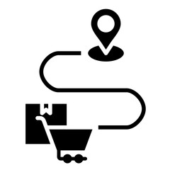 Obraz premium Purchase order tracking icon