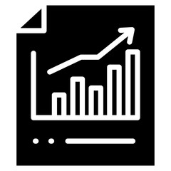 Bar Chart Icon Element For Design