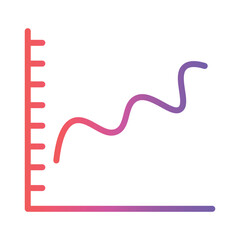 Data Finance Line Gradient Outline Icon