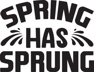 Spring has sprung svg