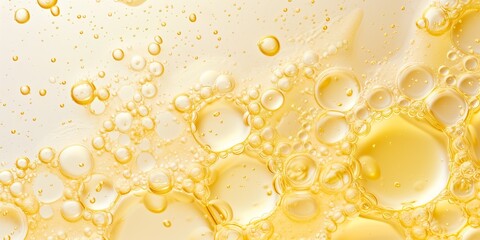 Argan oil serum gel drop texture