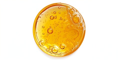 Argan oil serum gel drop texture