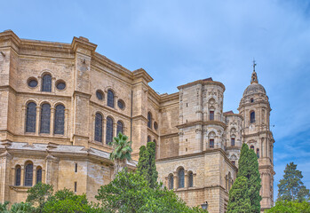Fototapeta na wymiar Malaga, the religious architectures