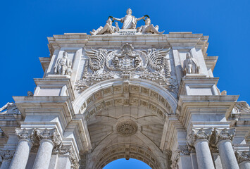 Fototapeta na wymiar Lisbon, historic architectures