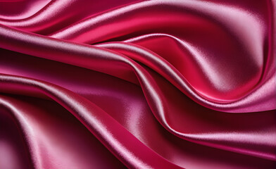 Fototapeta premium Abstract background luxury cloth or liquid wave or wavy folds of grunge pink silk texture satin velvet material or luxurious background or elegant wallpaper design. Generative AI