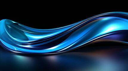 Fototapeta premium abstract colorful glowing wavy perspective with fractals and curves background 16:9 widescreen wallpapers