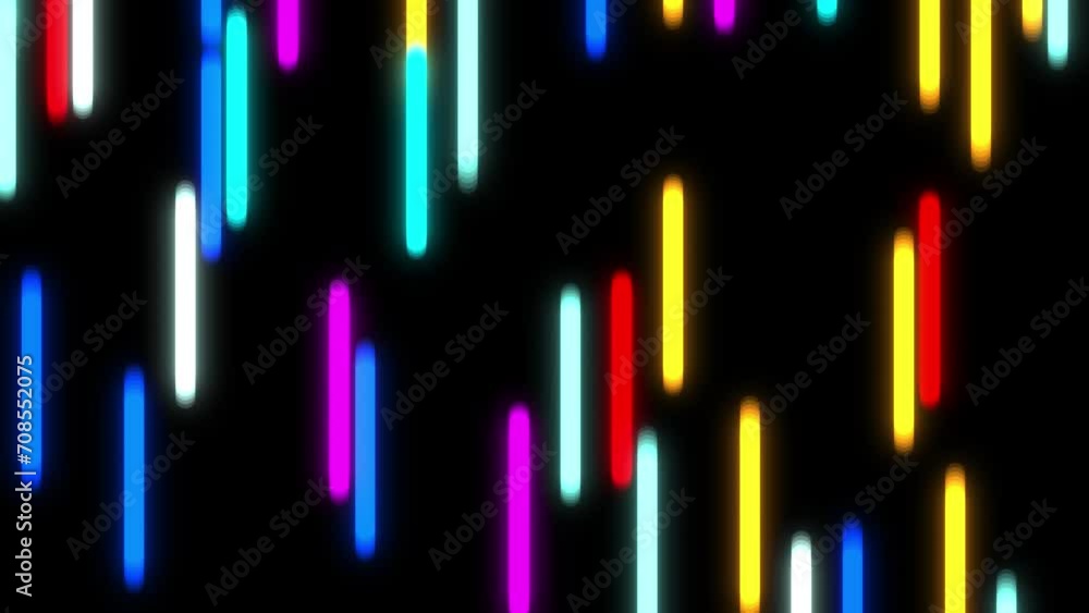 Poster abstract colorful background with bright neon rays and glowing lines. pink red blue looping backgrou